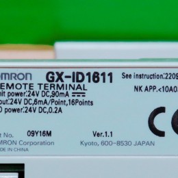 [중고] GX-ID1611 OMRON(오므론/옴론) PLC 입력유닛