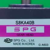 [신품] S8KA40B SPG(에스피지) 1:40 기어헤드 (납기 : 전화문의)