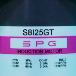 [중고] S8I25GT SPG(에스피지) 25W 인덕션 모터
