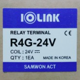 [신품] R4G-24V 삼원ACT RELAY TERMINAL