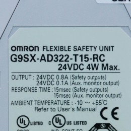 [중고] G9SX-AD322-T15-RC OMRON(옴론) 플렉시블 세이프티 유닛