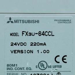 [중고] FX3U-64CCL 미쯔비시 CC-link 인터페이스 특수 블록
