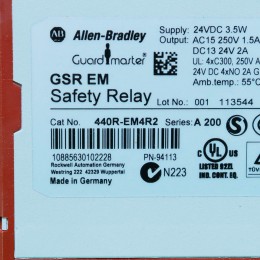 [미사용] 440R-EM4R2 AB(Allen-Bradley) Safety Relay