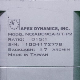 [중고] AB090A-015-S1-P2 APEX 15:1 감속기 (적용모터 500W 1KW)