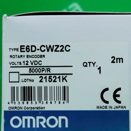 [신품] E6D-CWZ2C (2m) OMRON(옴론) 로터리 인코더 인크리멘탈형 고분해능 타입