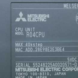 [중고] R04CPU 미쯔비시 CPU 유닛