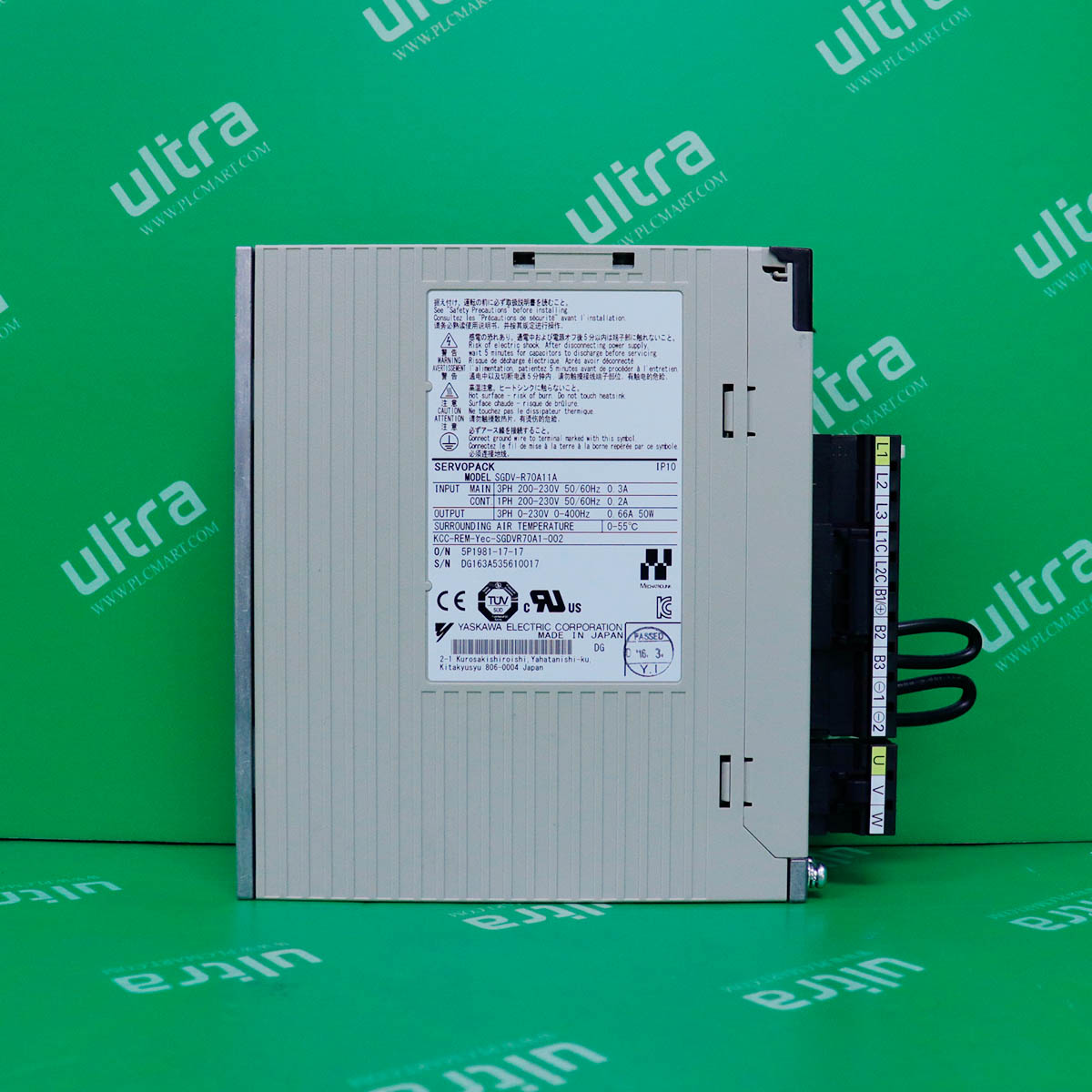 [중고] SGDV-R70A11A 야스카와 50W 서보드라이브