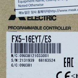[신품] FX5-16EYT/ES 미쯔비시 PLC 출력모듈