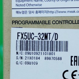 [신품] FX5UC-32MT/D 미쯔비시 CPU 모듈
