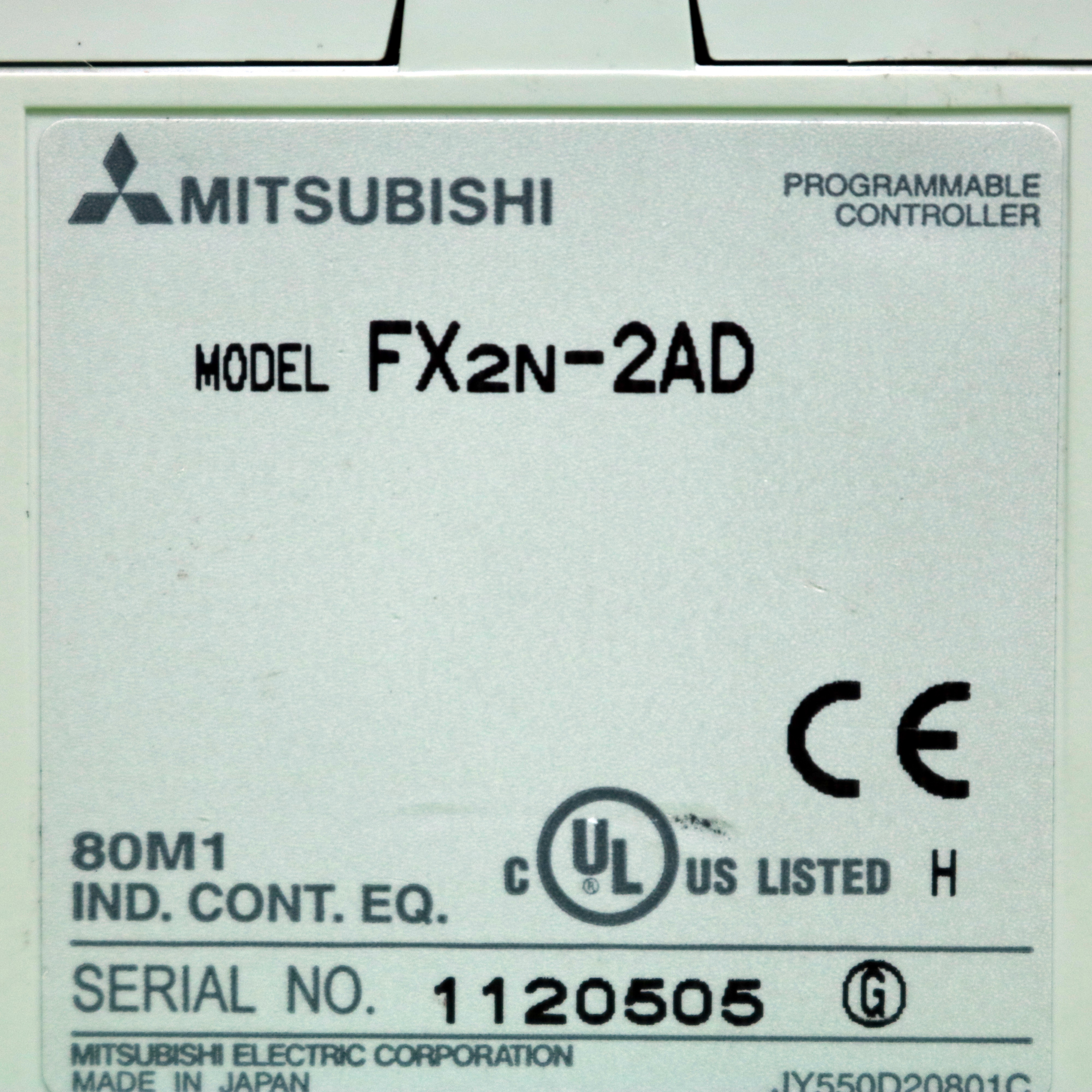 [중고] FX2N-2AD 미쯔비시 PLC 특수유닛