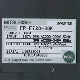 [중고] FR-F720-30K 미쯔비시 30KW 인버터