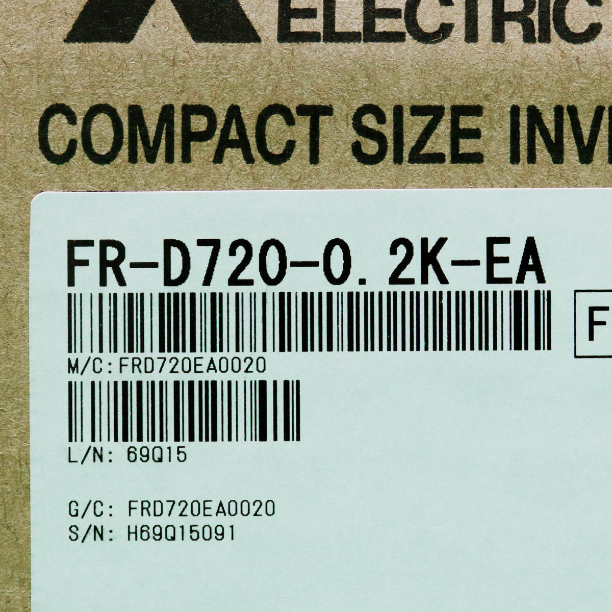 [신품] FR-D720-0.2K-EA 미쯔비시 200W 인버터