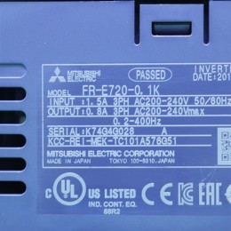 [중고] FR-E720-0.1K 미쯔비시 100W 인버터 (E-KIT 포함)