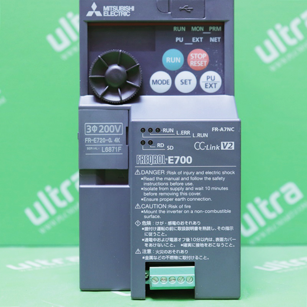 [중고] FR-E720-0.4K 반마력 인버터 (E-KIT 포함)