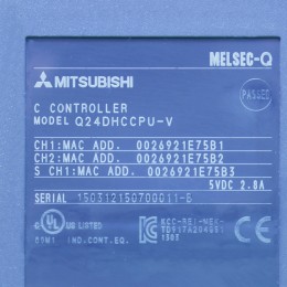 [중고] Q24DHCCPU-V 미쯔비시 C언어 컨트롤러 유닛 단종