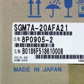 [신품] SGM7A-20AFA21 야스카와 2KW 서보모터