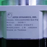 [미사용] ABR090-008-S2-P2 APEX 8:1 감속기
