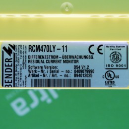 [중고] RCM470LY-11 BENDER 잔류 전류 모니터