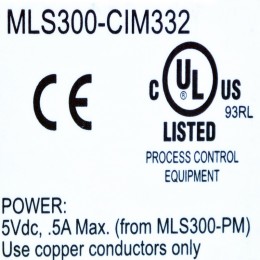 [중고] MLS300-CIM332 WATLOW 온도 컨트롤러 입력 모듈