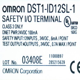 [중고] DST1-ID12SL-1 OMRON 세이프티 터미널 24VDC