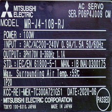 [중고] MR-J4-10B-RJ 미쯔비시 리니어 전용 서보엠프