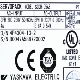 [중고] SGDH-05AE 야스카와 서보 드라이버
