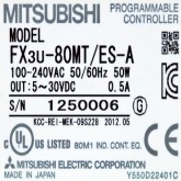 [중고] FX3U-80MT/ES-A 미쯔비시 FX PLC