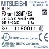 [중고] FX3U-128MT/ES  미쯔비시 FX PLC