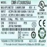 [미사용] CIMR-VT2A0002BAA 야스카와 1/4 마력 인버터