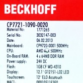 [중고] CP7721-1090-0020 BECKHOFF 12.1