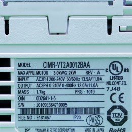 [중고] CIMR-VT2A0012BAA 야스카와 3마력 인버터