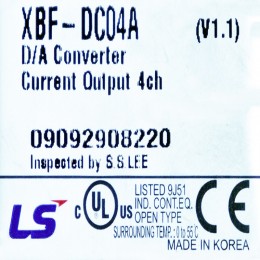 [중고] XBF-DC04A LS 아날로그 출력 모듈