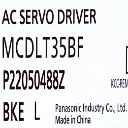 [신품] MCDLT35BF 파나소닉 750W EtherCAT 대응 다기능타입 서보앰프