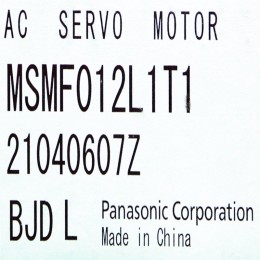 [신품] MSMF012L1T1 파나소닉 100W 서보모터