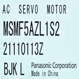 [신품] MSMF5AZL1S2 파나소닉 50W 서보모터 저관성 리드선타입