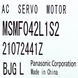 [신품] MSMF042L1S2 파나소닉 400W 서보모터 저관성 리드선타입