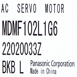 [신품] MDMF102L1G6 파나소닉 1KW 서보모터 중관성 커넥터타입