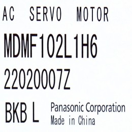 [신품] MDMF102L1H6 파나소닉 1KW 서보모터(브레이크) 중관성 커넥터타입