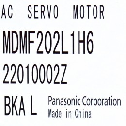 [신품] MDMF202L1H6 파나소닉 2KW 서보모터(브레이크) 중관성 커넥터타입