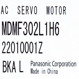 [신품] MDMF302L1H6 파나소닉 3KW 서보모터(브레이크) 중관성 커넥터타입