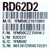 [신품] RD62D2 미쯔비시 R-PLC 고속카운터 유닛  (납기: 전화문의)