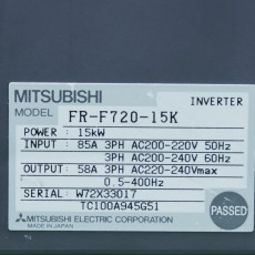 [중고] FR-F720-15K 미쯔비시 15KW 인버터