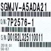 [신품] SGMJV-A5ADA21 야스카와 50W 서보모터
