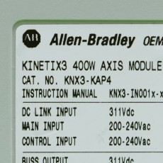 [중고] KNX3-KAP4 ALLEN-BRADLEY 400W Servo Drive