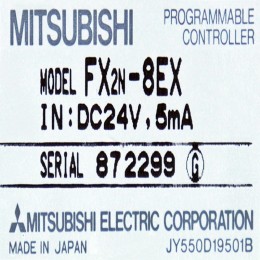 [중고] FX2N-8EX 미쯔비시 FX 입력 증설 블록