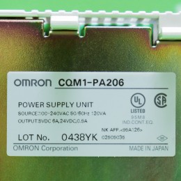 [중고] CQM1-PA206 옴론 PLC 파워서플라이 유닛