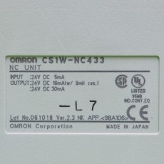 [중고] CS1W-NC433 옴론 PLC 위치결정유닛 축카드