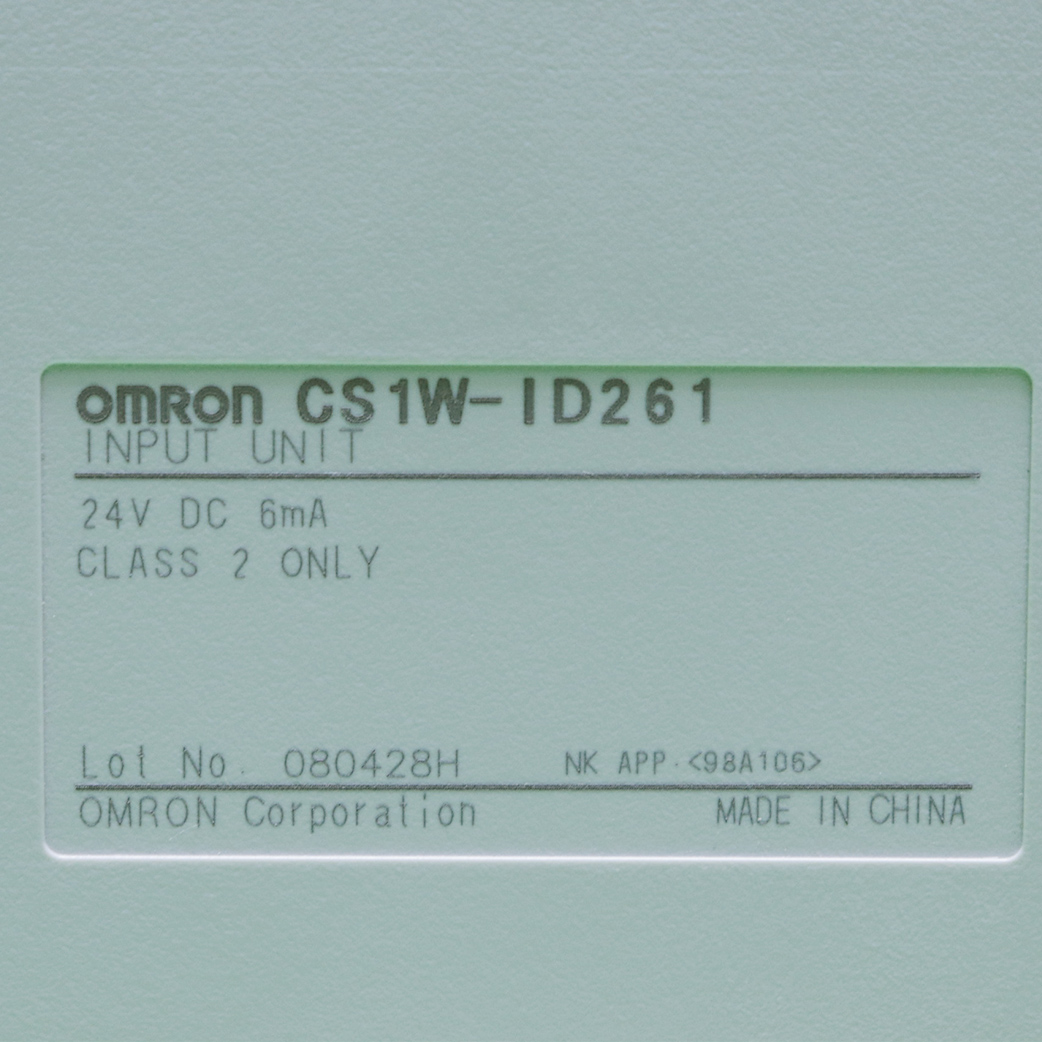 [중고] CS1W-ID261 OMRON 입력유닛