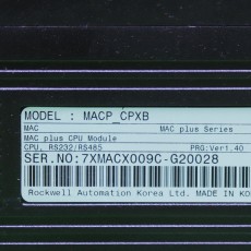 [중고] MACP-CPXB Rockwell MAC plus CPU Module