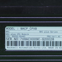 [중고] MACP-CPXB Rockwell MAC plus CPU Module
